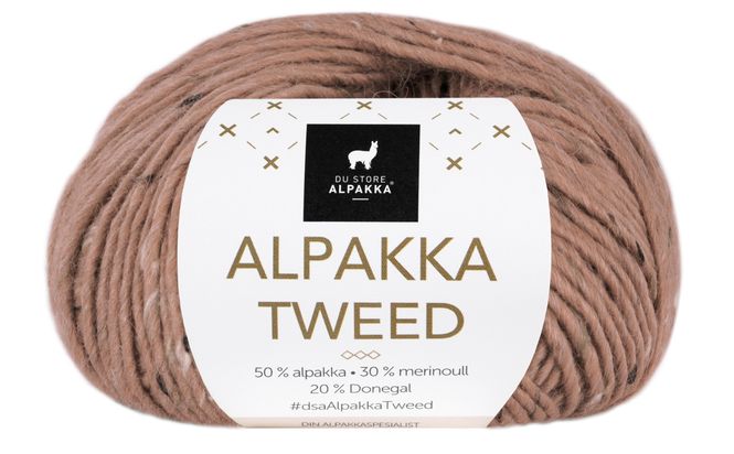 Hovedbilde 134 Alpakka Tweed Nougat_utgående farge